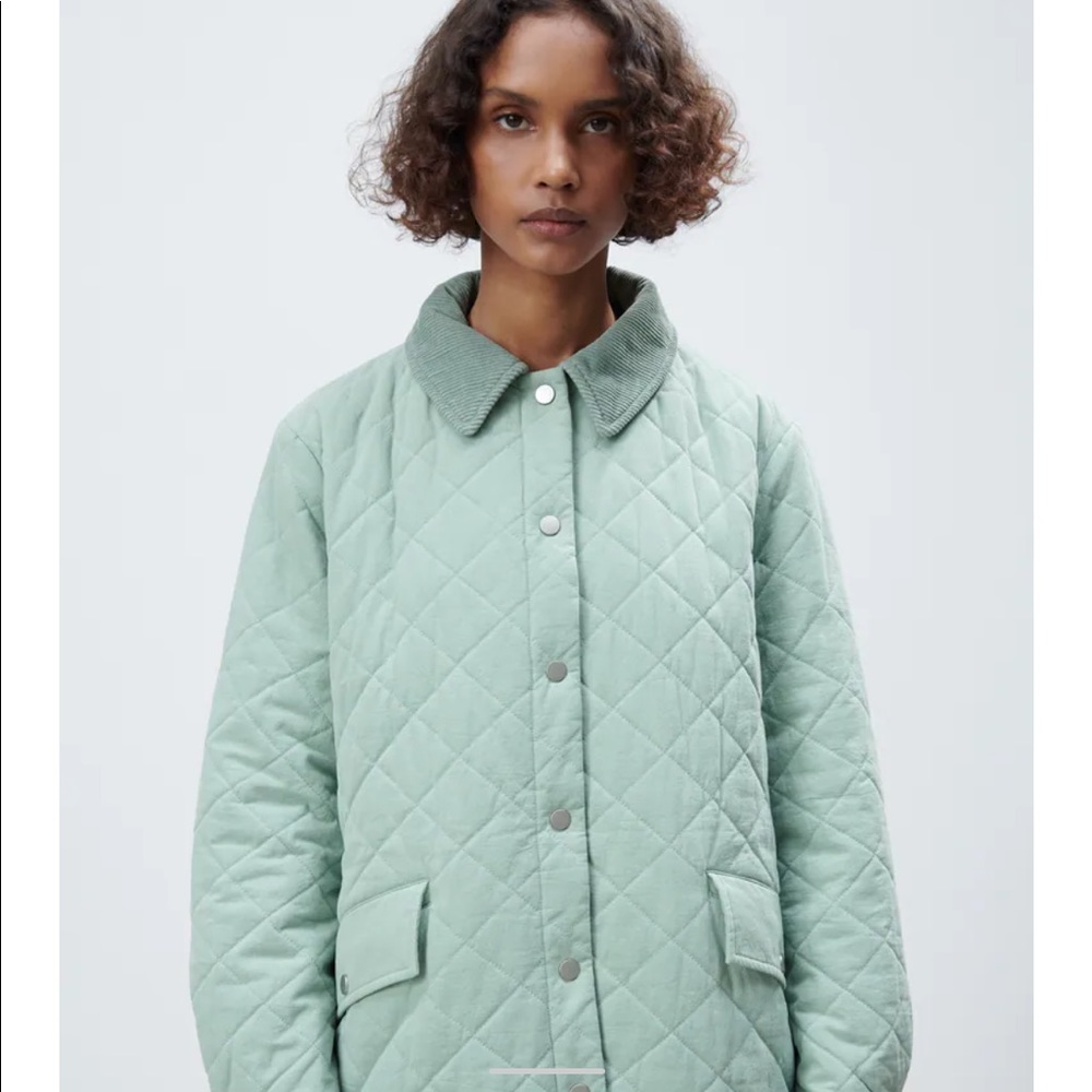 Quilted washable  relaxed fit jacket